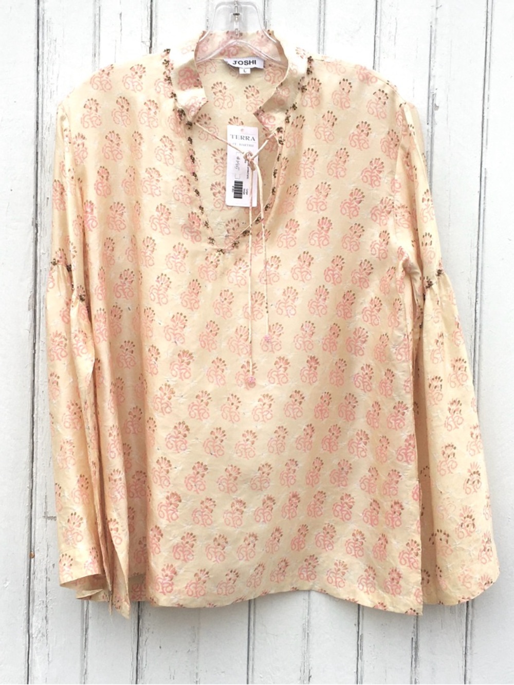 JOSHI ST BARTHS SILK TUNIC TOP